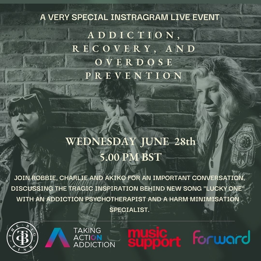 ForwardTrust's tweet image. 🌟 Join us for a special Instagram live event discussing addiction, recovery, and overdose prevention with @thebigpink 

📅 Wednesday, 28th June

⏰ 5:00 pm

📍 Join live on @TheBigPink’s Instagram channel

#TakingActionOnAddiction #RecoveryIsPossible