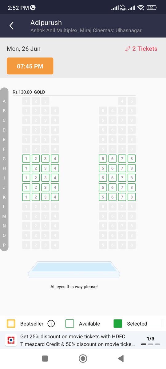 Mum: Miraj Cinemas. Ulhasnagar 2D
#JaiShriRam #Prabhas #Adipurush #AdipurushWithFamily #AdipurushBookings #AdipurushReview #AdipurushBlockbusterWeekend