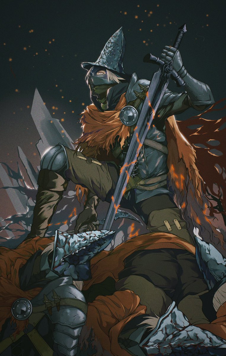 Fan art | Dark Souls III - Abyss Watchers

Artist: <a href="/IvyJinna/">Twinkling Titanite</a>