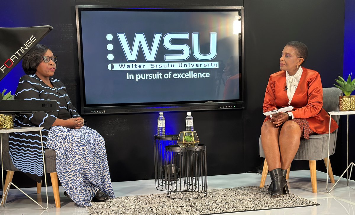 In her endeavour to increase research output at Walter Sisulu University, Vice-Chancellor and Principal, Prof Rushiella Nolundi Songca has started a vlog series that engages academics on their niche research areas.

Catch up on previous Vlog Episodes here: wsu.ac.za/index.php/medi…