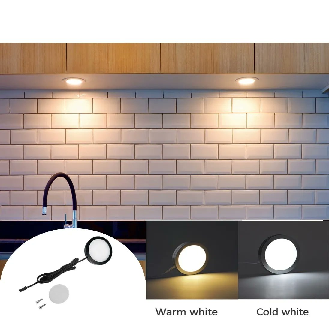 Check out our black round surface LED cabinet light, perfect for brightening up any space 🤩

💡Available in cool white &amp; warm white
💡Easy installation
💡Satin chrome finish 

Shop here: buff.ly/3CKkOob

#LuxorLightingUK #ModernLighting #LightingSolutions