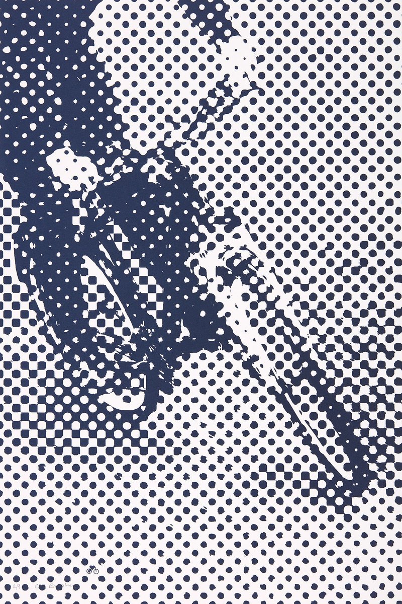OliverBrookes's tweet photo. Raising funds for Bikes-for-Refugees. All five screen printed art posters now for sale at https://t.co/yNJLSFsIWw https://t.co/hIK9ltP9mY