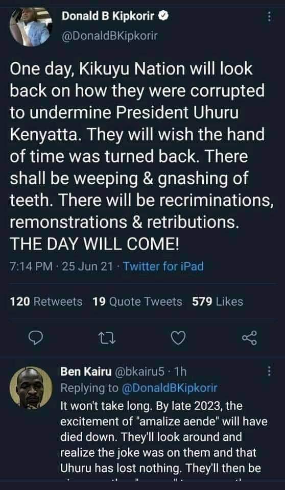 @DonaldBKipkorir your words have come to pass sir, a true prophet of Kenyan politics.... 
State House Anne amadi Weston hotel nhif citizen tv