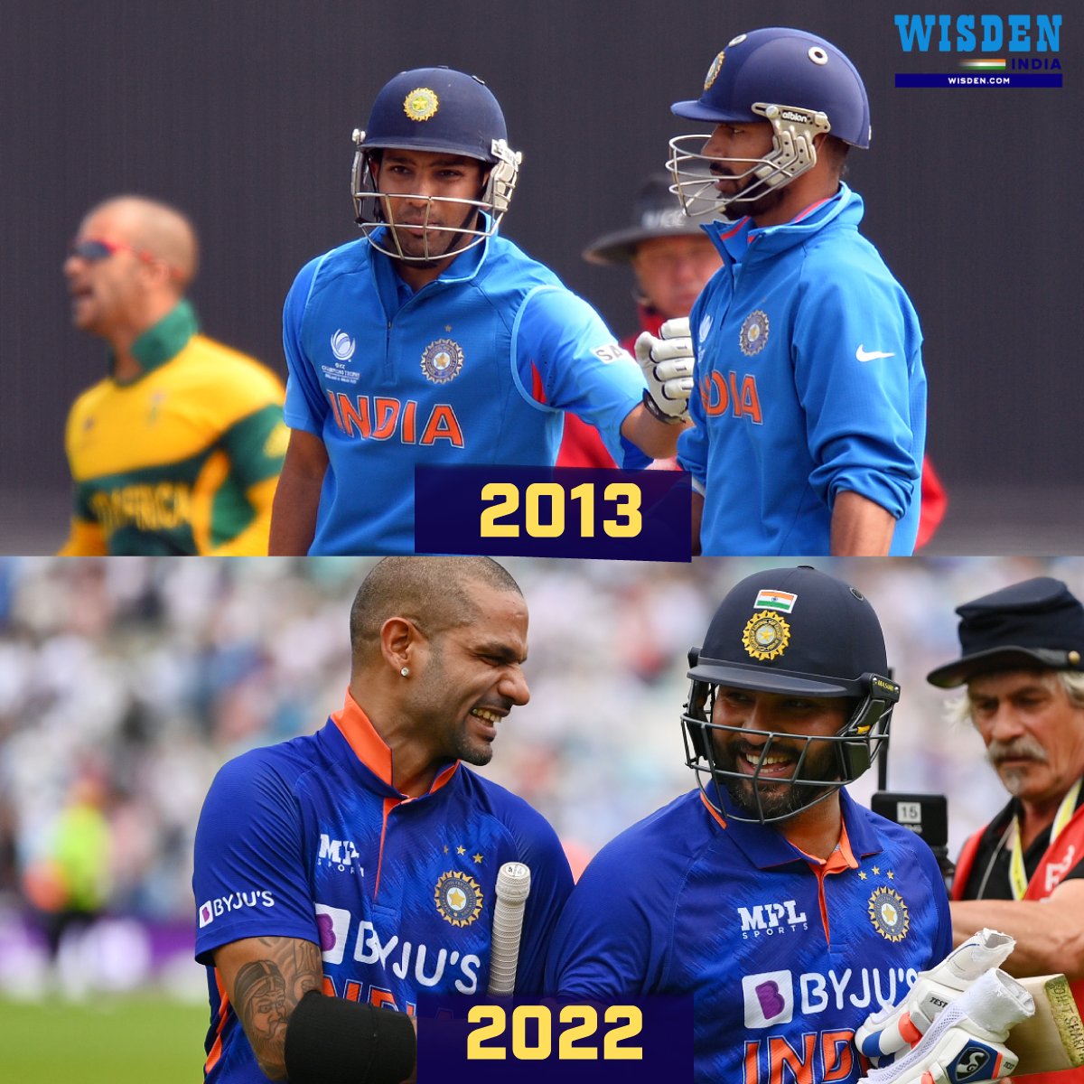 Wisden_Asia's tweet photo. Innings - 173
Runs - 6984
Average - 40.84
50-run partnerships - 22
100-run partnerships - 22

Shikhar Dhawan &amp; Rohit Sharma: One the best batting pairs in the cricketing world 👏🔥

#ShikharDhawan #RohitSharma #India #Cricket https://t.co/VEm5b8hu5U