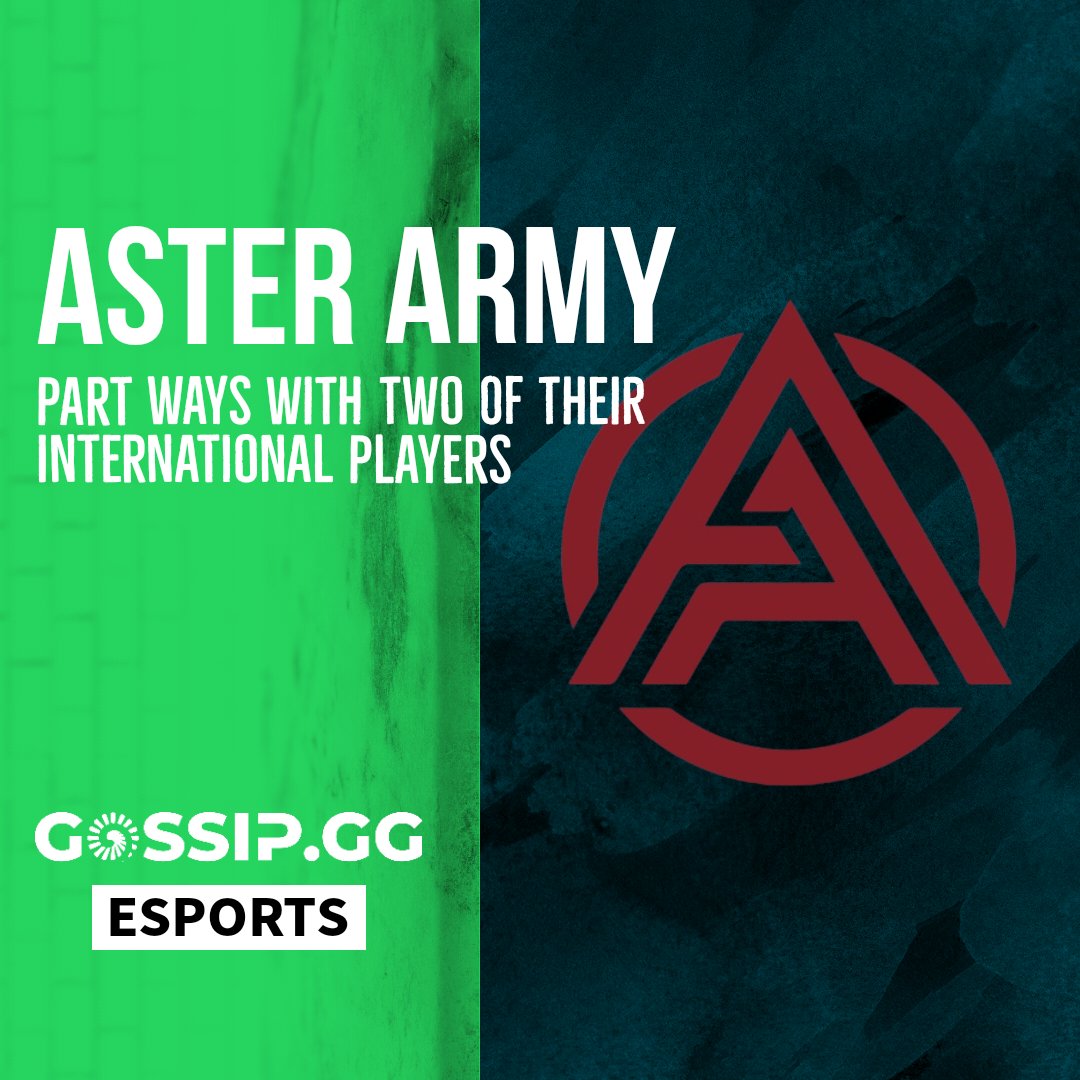 GOSSIP_GG1's tweet photo. Aster Army Bids Farewell To Aduka And Wink
Despite a terrific run, Aster Army let go of their players, namely Dominik, Marzil and now Aduka and Wink.
#AsterArmy #valorant #valorantesports
#esports #esportsnews
#GossipGG #Gossip https://t.co/6Y90nB1rBA