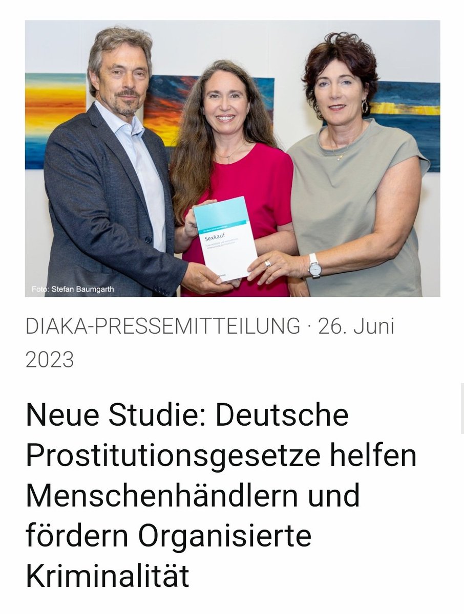 ingebellgermany's tweet photo. Heute erscheint die  Forschungsarbeit "Sexkauf - eine rechtliche und rechtsethische Untersuchung der Prostitution". Sie beweist, dass die deutsche Prostitutionsgesetzgebung gegen die Verfassung verstößt. Die Pressekonferenz findet heute in München statt.
https://t.co/laGbNagIoi https://t.co/jyjrKEnodS