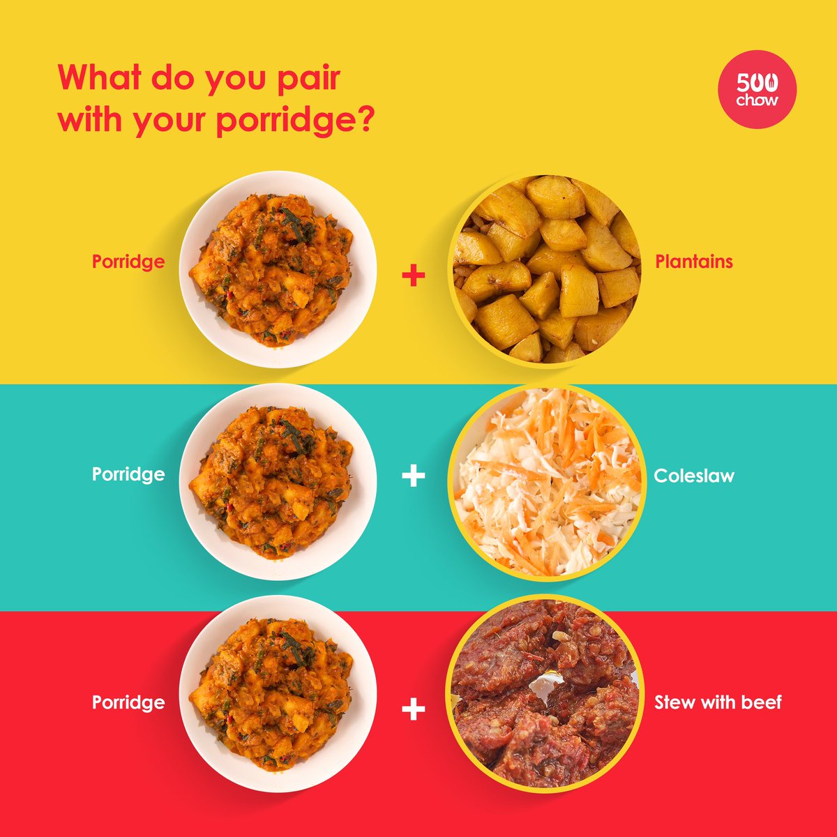 500chow's tweet image. Whichever side you choose, it&apos;s the right one 😅

#thefoodbangs 
#spoiltforchoice