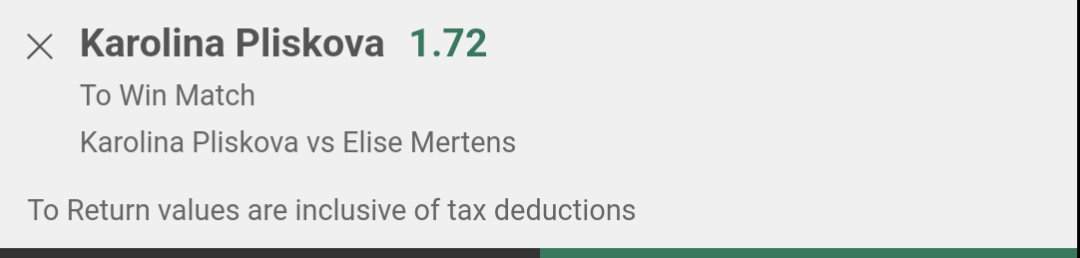 📅 Today, 12:00
🇬🇧 Eastbourne WTA
🏟️ Pliskova.K v Mertens.E
🔎 WIN Pliskova.K
💵 1.5 units @ 1.72 (BET365)

#gamblingtwitter #tennisbet