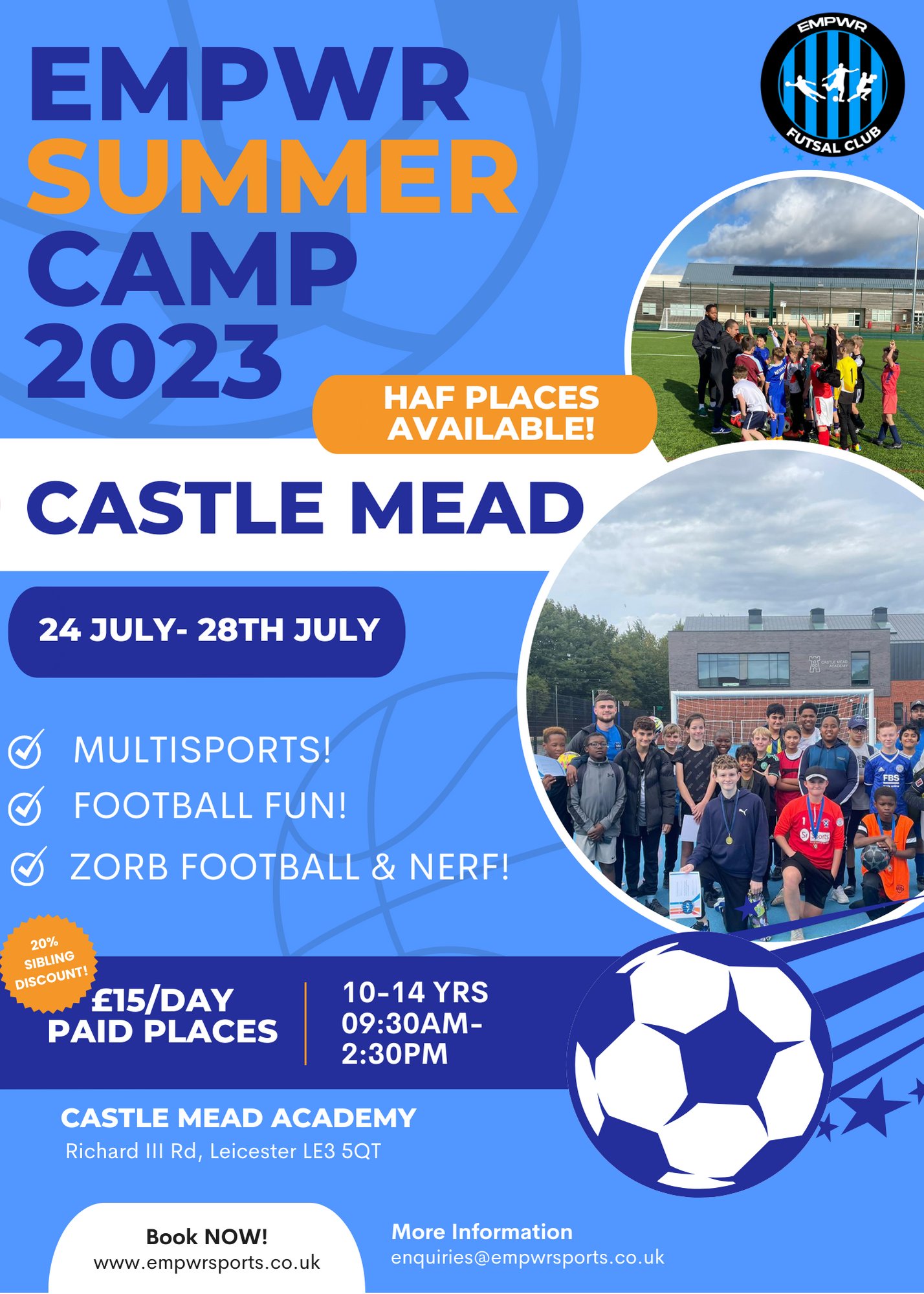 Castle Mead Academy on Twitter "𝑬𝑴𝑷𝑾𝑹 𝑺𝒖𝒎𝒎𝒆𝒓 𝑪𝒂𝒎𝒑 The closing date for