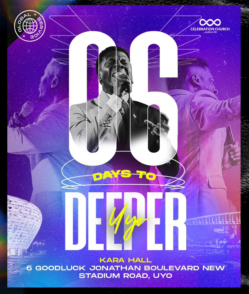 Deeper Uyo is 6 days away ⏰ 

As we countdown to the 2nd of July, clear your schedules, set your reminders, ensure you don’t miss Deeper Uyo for anything ‼️

Will you be attending?? Let us know in the comments 👇🏾👇🏾

#cciuyo #cciglobal