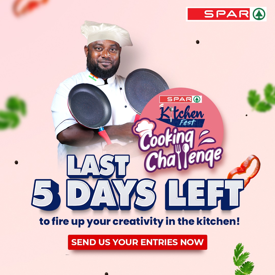 SparIndiaHyper's tweet photo. Whisk, sauté, and conquer our Kitchen Fest Cooking Challenge now. Last 5 days to go. Send us your entries and stand a chance to win an exclusive Gift Hamper! 🤩
#SPAR #SPARHypermarket #KitchenFest #Contest #CookingChallenge #Last5Days #HurryUp https://t.co/EvjfvZueAI