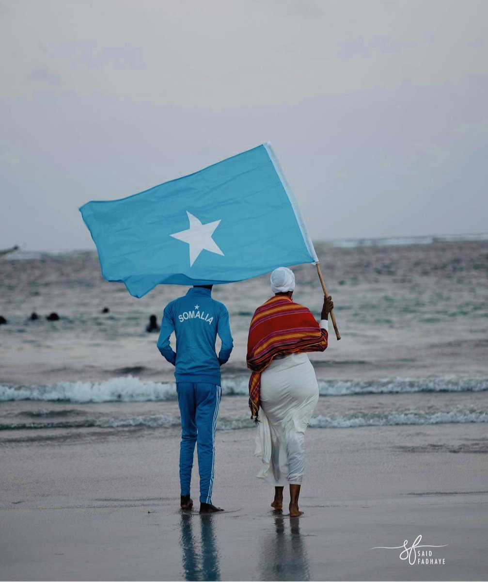 Somalia Beautiful Sea, Land and the Flag ❤️ 🇸🇴