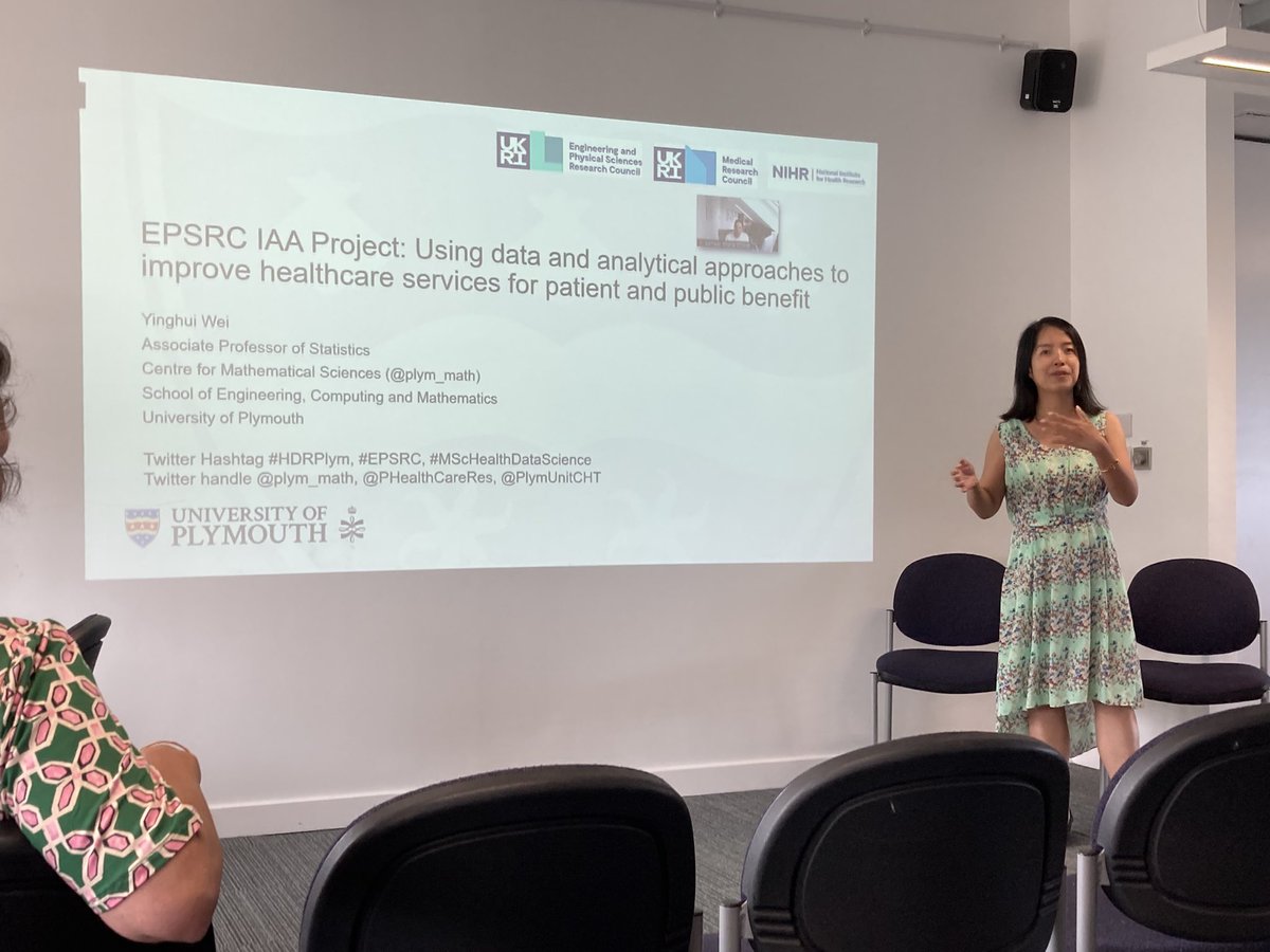 Kicking off the 2023 Health Data Science Workshop!

Looking forward to hearing updates on collaborations formed as a result of previous workshops, as well as new collaborative opportunities🤝

 @PlymUni @plym_math #HealthDataScience #HDRPlym