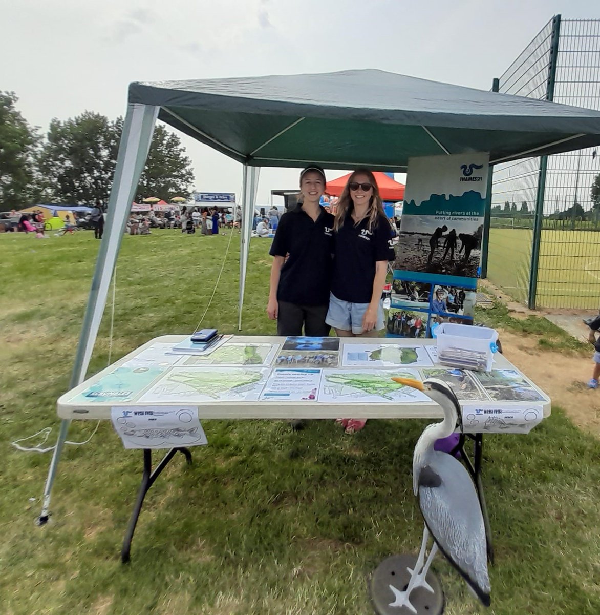 OK, so some of us didn't make it to Glastonbury. However, we did make it the the Downham Festival the other day! It was great to engage with the attendees to tell them about our river restoration plans for the River Ravensbourne. Want to find out more?  thames21.org.uk/event/river-wa…