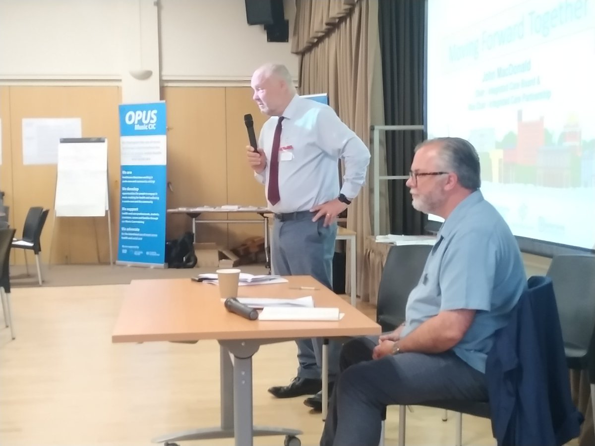John MacDonald (Chair, Integrated Care Board) <a href="/JoinedUpCare/">Joined Up Care Derbyshire</a> says progress has been made in working in partnership with the Third sector. #MovingForwardsTogether2023