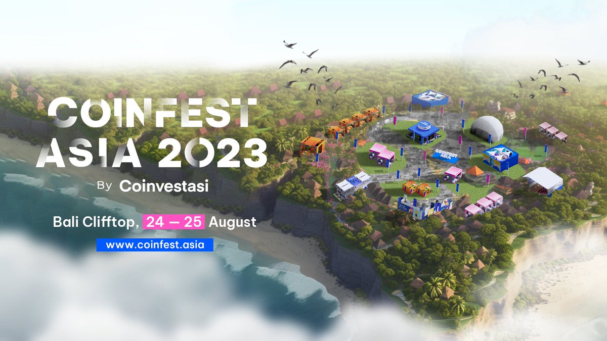 Republik Rupiah (@republikrupiah) on Twitter photo <a href="/CoinfestAsia/">Coinfest Asia</a> 2023 oleh <a href="/coinvestasi/">Coinvestasi</a> kembali diselenggarakan pada tanggal 24-25 Agustus 2023, di Jimbaran, Bali.
Dengan mengadopsi tema tentang Web2.5, Coinfest Asia bertujuan memperkuat hubungan antara industri Web2 dan Web3, membentuk industri Web2.5 yg lebih tangguh. <a href="/CoinfestAsia/">Coinfest Asia</a> 2023 oleh <a href="/coinvestasi/">Coinvestasi</a> kembali diselenggarakan pada tanggal 24-25 Agustus 2023, di Jimbaran, Bali.
Dengan mengadopsi tema tentang Web2.5, Coinfest Asia bertujuan memperkuat hubungan antara industri Web2 dan Web3, membentuk industri Web2.5 yg lebih tangguh.
