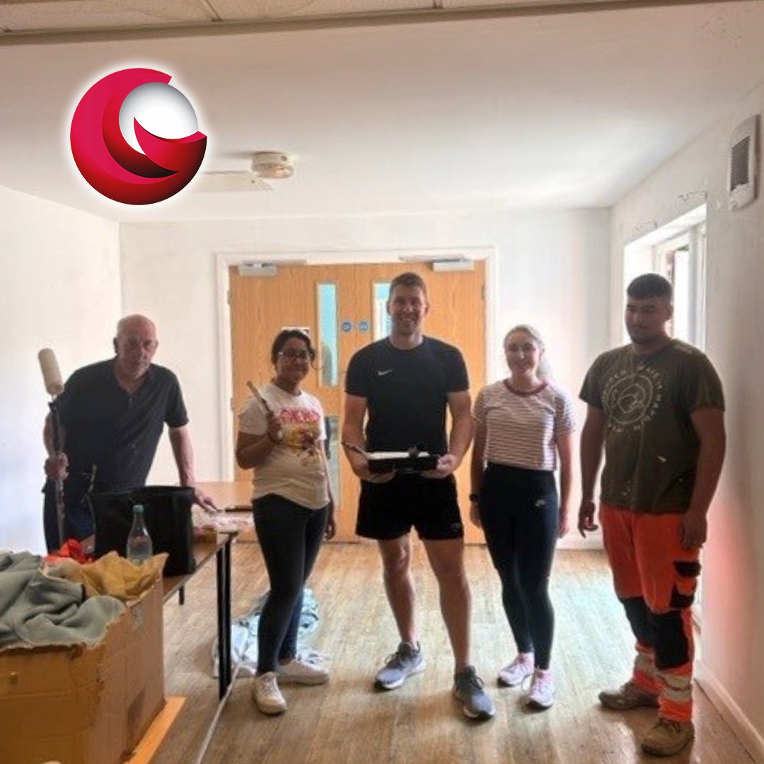 Go Green ๐โป๏ธ (@gogreenltd) on Twitter photo Earlier this month, we joined forces with <a href="/Eurovia_UK/">Eurovia UK</a> once again to lend a hand painting at <a href="/RiversideUK/">Riverside Group</a>'s temporary housing facility. We hope our collective efforts will enhance the area, creating a more welcoming and comfortable space.
#GoGreenLtd #SocialResponsibility Earlier this month, we joined forces with <a href="/Eurovia_UK/">Eurovia UK</a> once again to lend a hand painting at <a href="/RiversideUK/">Riverside Group</a>'s temporary housing facility. We hope our collective efforts will enhance the area, creating a more welcoming and comfortable space.
#GoGreenLtd #SocialResponsibility
