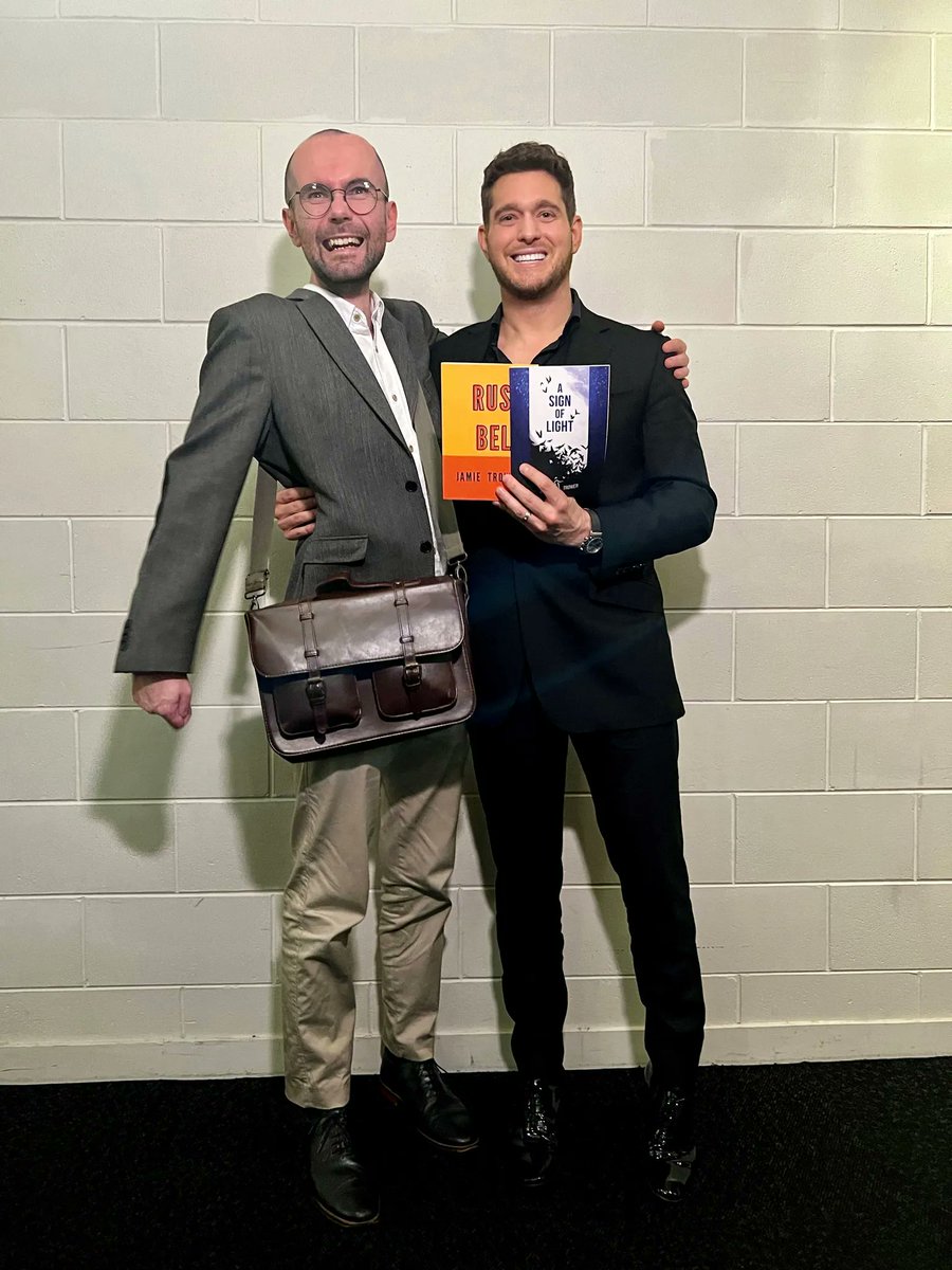 TrowerJamie's tweet photo. When two bros unite @MichaelBuble https://t.co/VATtGBEydu