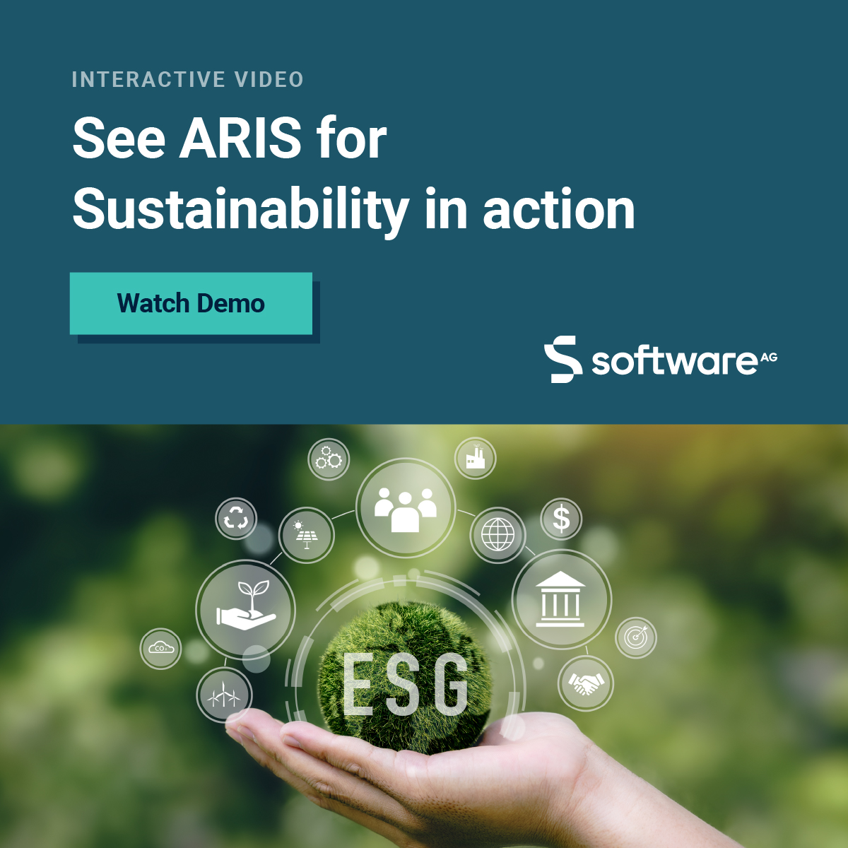 #Sustainability is a crucial aspect of modern business! By using ARIS for Sustainability, you can ensure that your sustainability goals are firmly embedded in your operations.

Want to see it in action? Check out the demo 💚: bit.ly/3oHu3lg

#ESG #BPM