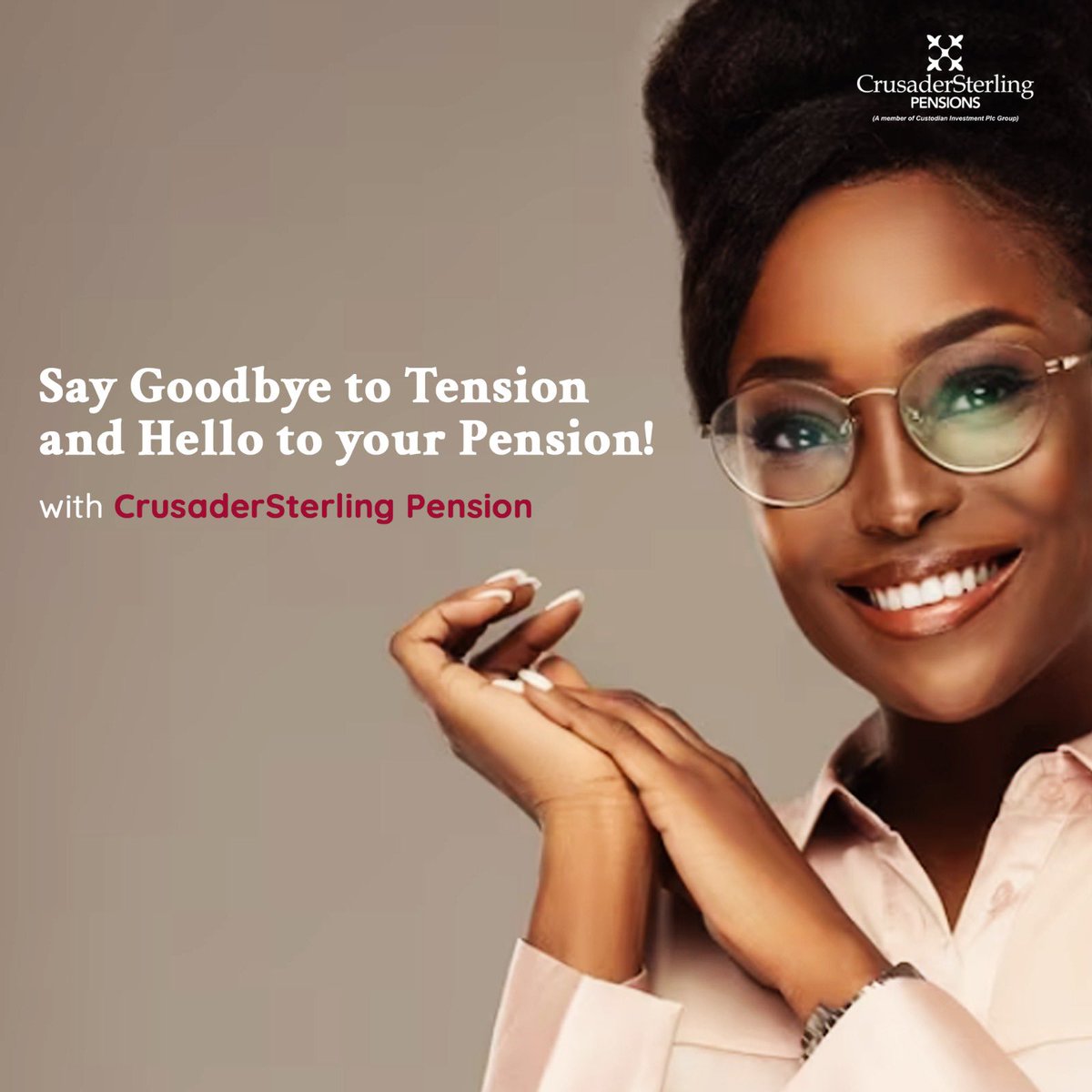 CSPensions's tweet photo. At Crusadersterling Pensions, we make retirement planning easier. Say goodbye to a worry filled life and become an MVP today.
Click the link in the bio to get started.
#crusadersterlingpensions #pensions #retirement #lifeofvalue https://t.co/YAljA1Q5VB