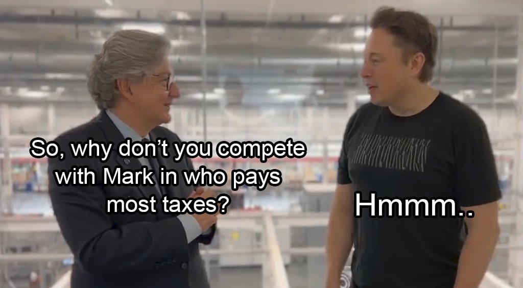 Ultimate Tax Payer is on!
#muskvzuck