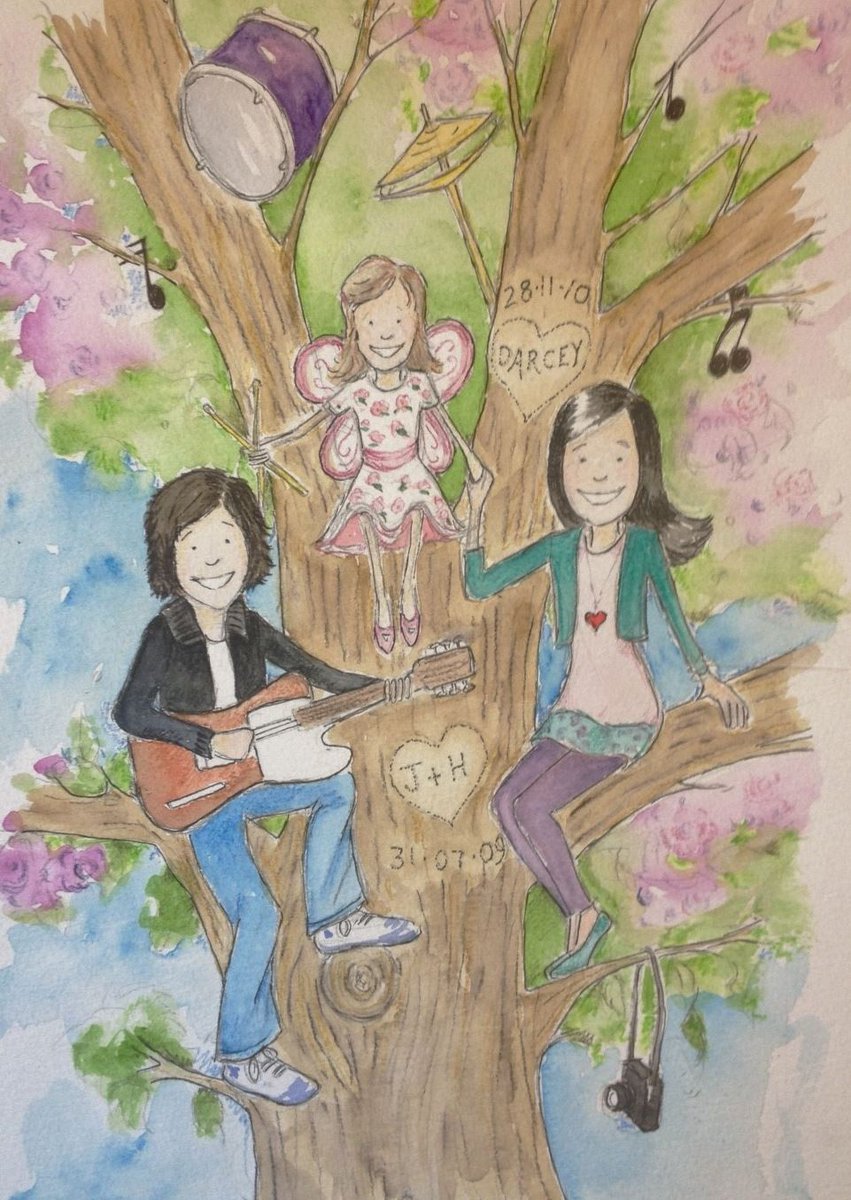jackiediane72's tweet photo. The perfect gift for family and friends! 
A unique and beautiful illustration designed around your own story!
#gifts #illustration #ArtistOnTwitter 
#Chester 
#familystories https://t.co/3eMR0J4lom