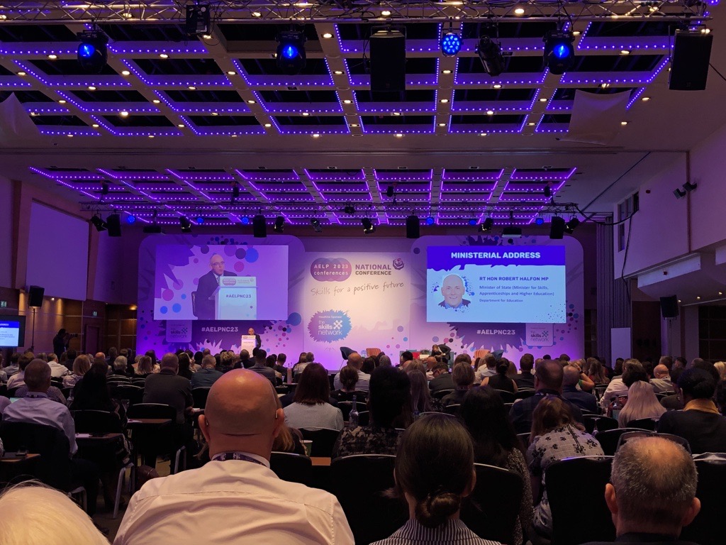 Today, our Business Development Manager, Angela Heaney is attending the Association of Employment and Learning Providers - @AELPUK National Conference 2023 in Hammersmith. She is looking forward to hearing the latest news from the sector and meet with the exhibitors.

#AELPNC23