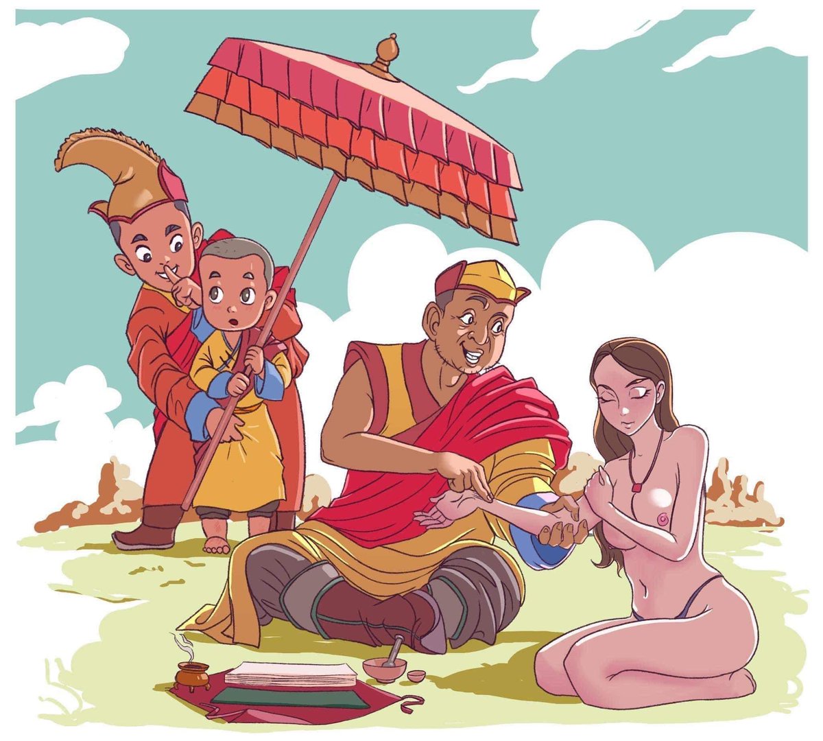 Татвар ч төлөхгүй, нэг ч төгрөгний баялаг бүтээдэггүй, цэрэгт явдаггүй, бусдын хөлс хүчийг сорон амьдрагч паразит, бусдын оюун санааг хордуулан мунхруулж эд мөнгийг нь зальдан авдаг нийгмийн дайснууд бол лам нар.