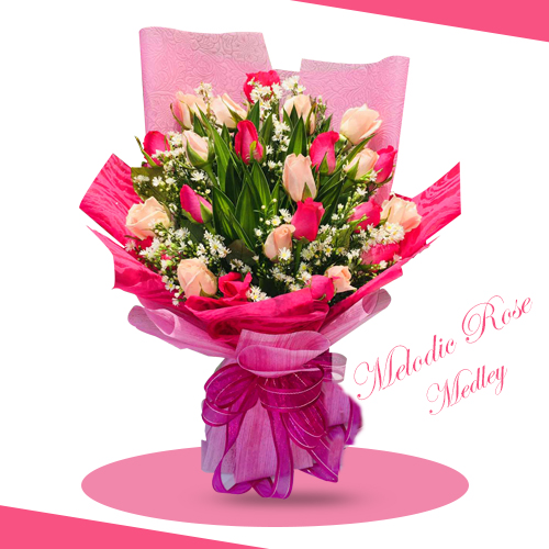 🌸 Stunning Roses at #PhilippinesFlowerShop! 🌸

Elevate your gifting game with our exquisite 24-piece bouquet of pink and peach roses. 🌹💖Spread joy and celebrate life's special moments with the beauty of flowers. 
#FlowerDelivery #Philippines #ProfessionalGifts