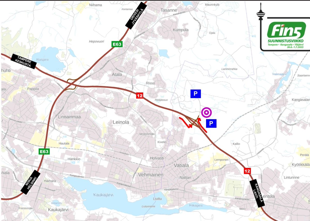 Fin5 2023 Tampere - Kangasala - Ylöjärvi tweet media