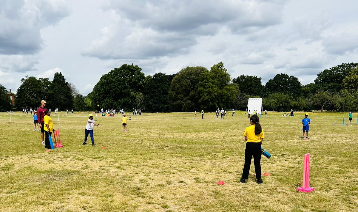 Today we are <a href="/FriendsGPk/">Friends of Greenwich Park</a> for the <a href="/platformLDN1/">Platform Cricket</a> #Greenwich, #Blackheath &amp; #Lewisham festival.

<a href="/AllSaintsBheath/">All Saints' School</a> <a href="/BrooklandsPS/">Brooklands School</a> <a href="/ChristChurch090/">Christ Church School</a> <a href="/HalstowPrimary/">Halstow Primary</a> <a href="/JBPrimary/">John Ball Primary</a> <a href="/Meridiantweet/">Meridian Primary Sch</a> <a href="/MillenniumSE10/">Millennium Primary School</a> <a href="/Morden_Mount/">Morden Mount</a> <a href="/stalfege_school/">St Alfege School</a> <a href="/stmargaretslee/">Mr Wilson</a> #StMarys @StMattAcad <a href="/SavioursRc/">St Saviour's RC Primary School Lewisham</a>