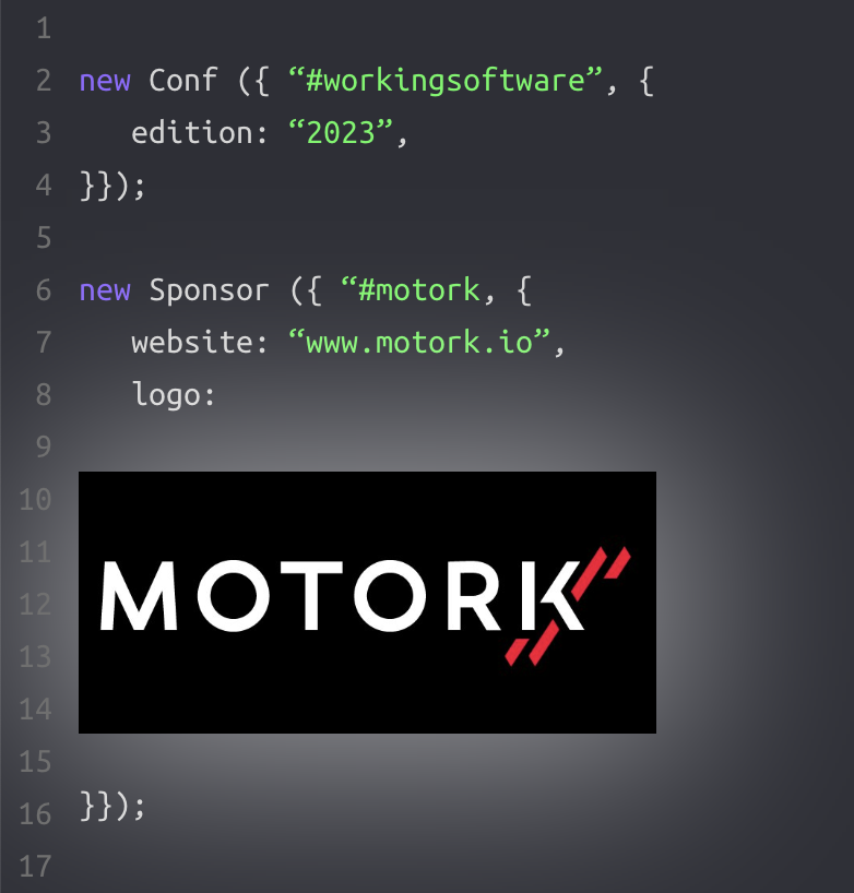A great conference cannot happen without great sponsors.
Today, we would like to express our gratitude to <a href="/MotorK/">MotorK</a>, our first main sponsor, for graciously hosting the conference at their fantastic offices in Milan.
motork.io
#WSC23
