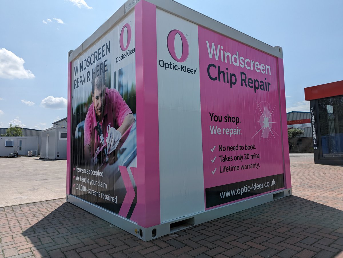 Concept Accommodation Ltd. (@conceptcabins) on Twitter photo πThink Pink!π
Last week our team erected a 10' x 8' Executive unit for our customer <a href="/OpticKleerUK/">Windscreen Repair Professionals</a>! This unit will be used as a small office on site at B&Q, Boston!
The customer also arranged for the unit to be wrapped in this eye catching design prior to delivery! πThink Pink!π
Last week our team erected a 10' x 8' Executive unit for our customer <a href="/OpticKleerUK/">Windscreen Repair Professionals</a>! This unit will be used as a small office on site at B&Q, Boston!
The customer also arranged for the unit to be wrapped in this eye catching design prior to delivery!