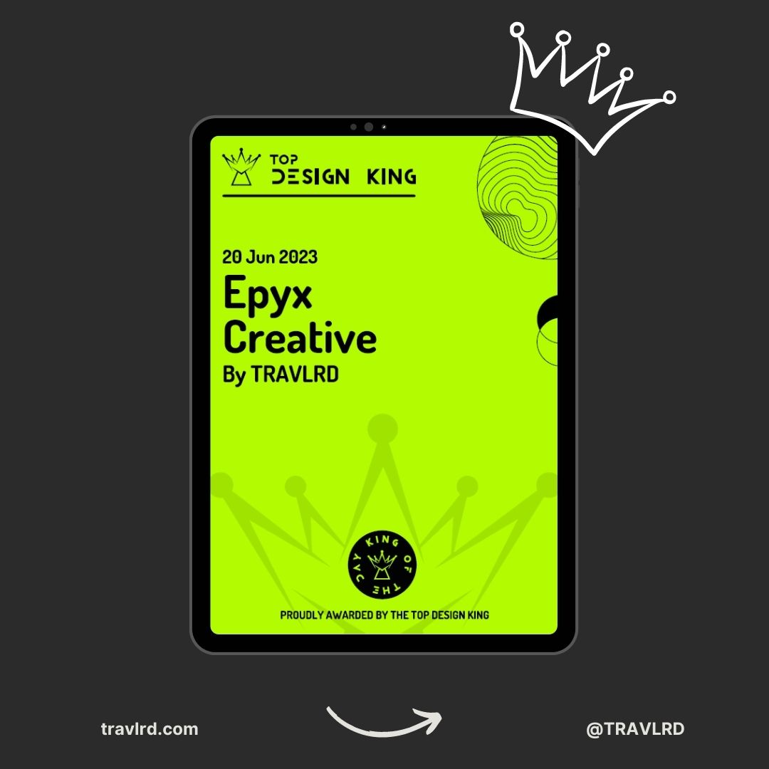 👑Feeling royal today! 👑🎉 
TravLRD has been chosen as the 'King of the Day' by Top Design King!
#topdesignking 
#kingoftheday
#webdesign
#graphicdesign
#development
#Designmastery 
#websitedevelopment
#awardwinningwebdesign 
#customwebdesign
#webdesigners
