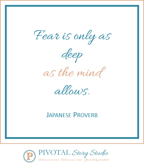 bronwynr's tweet photo. Fear is only as deep as the mind allows.  Japanese proverb
.
.
.
.
#fear #calm #selfleadership #stopdropchoose #you'vegotthis https://t.co/YuiQy89ffl