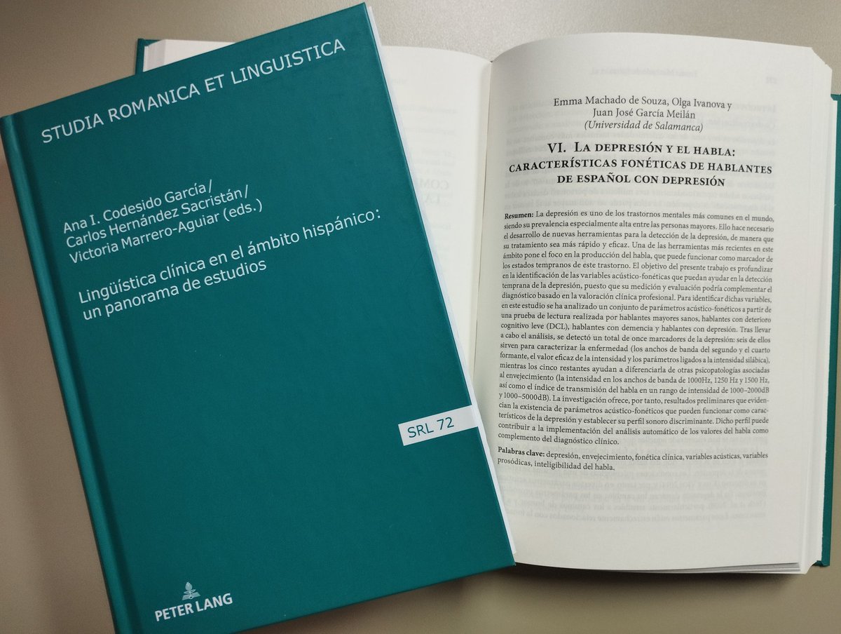 ¿Cómo se diferencia el habla de las personas mayores con depresión del de las personas mayores con demencia? Aquí aportamos algunas claves acústicas 👇
