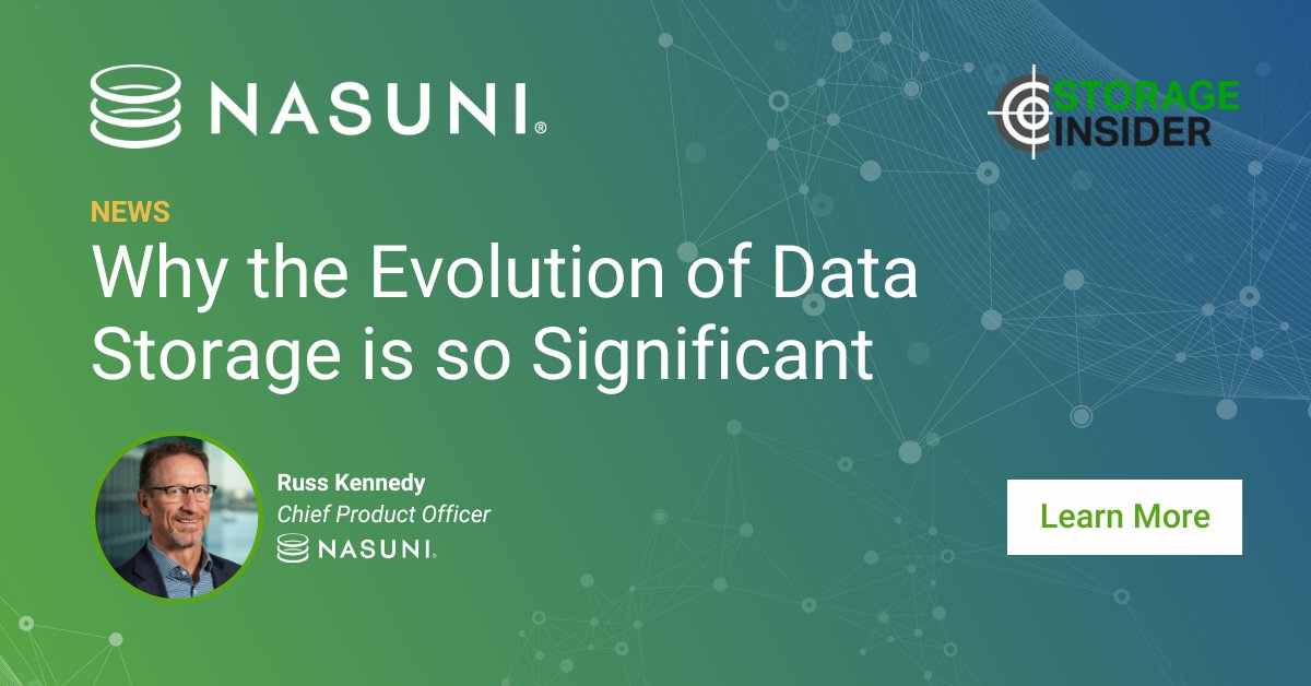 Nasuni's tweet image. The once boring, hardware-bound IT sector has transformed entirely. @Nasuni&apos;s @rkenn5 discusses modern changes to the #DataStorage industry in his latest @storageinsider article: bit.ly/3CGNM8b #Nasuni #FileDataServices #CloudTechnology #ITSolution #FileData #Innovation