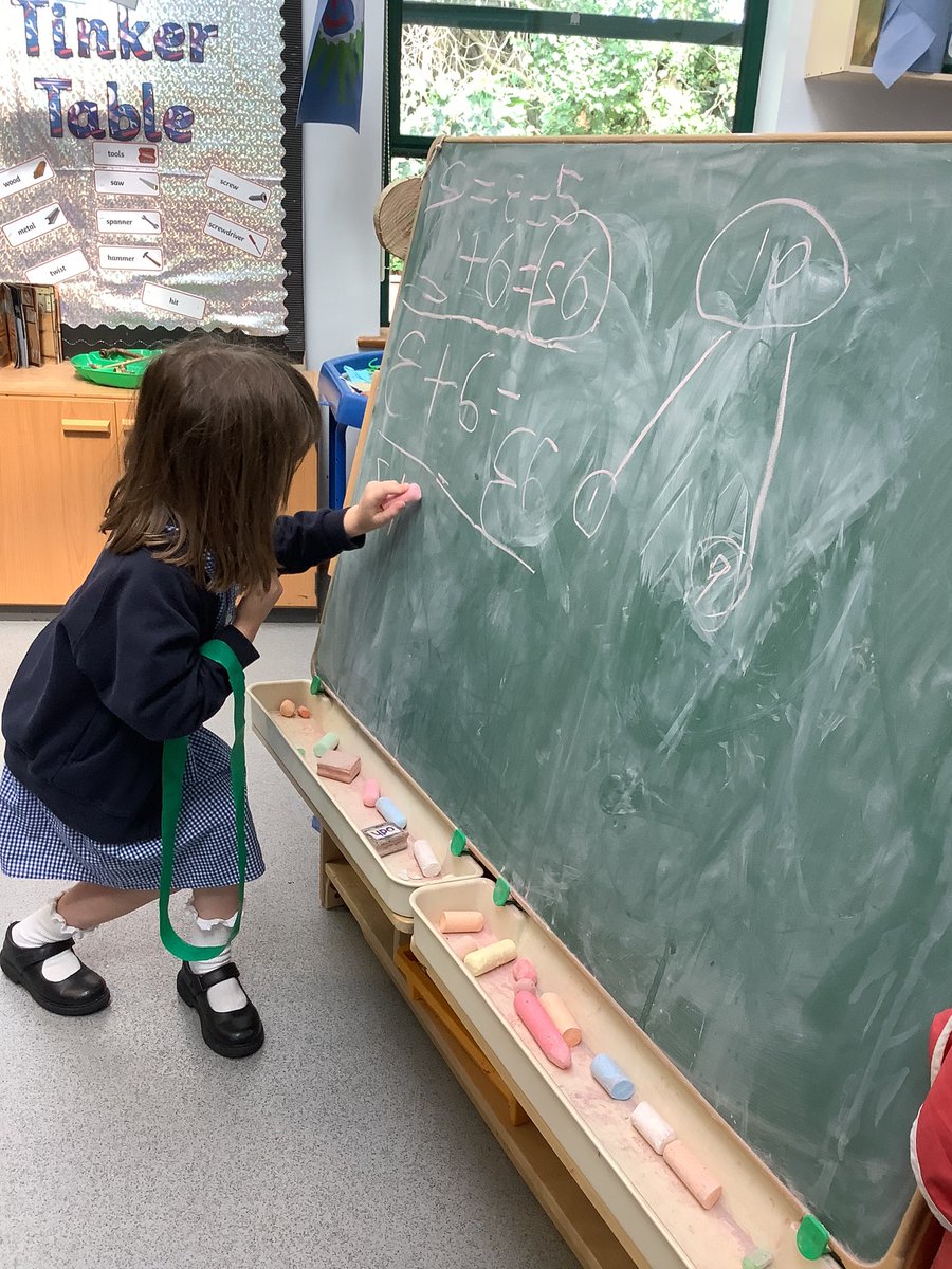 NPSMRSDavis's tweet photo. During their COOL time, the children used the skills and knowledge that they have learnt by playing schools. #NPSmaths #NPSEyfs https://t.co/XwFko402FK