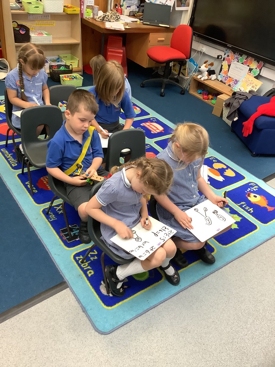 NPSMRSDavis's tweet photo. During their COOL time, the children used the skills and knowledge that they have learnt by playing schools. #NPSmaths #NPSEyfs https://t.co/XwFko402FK