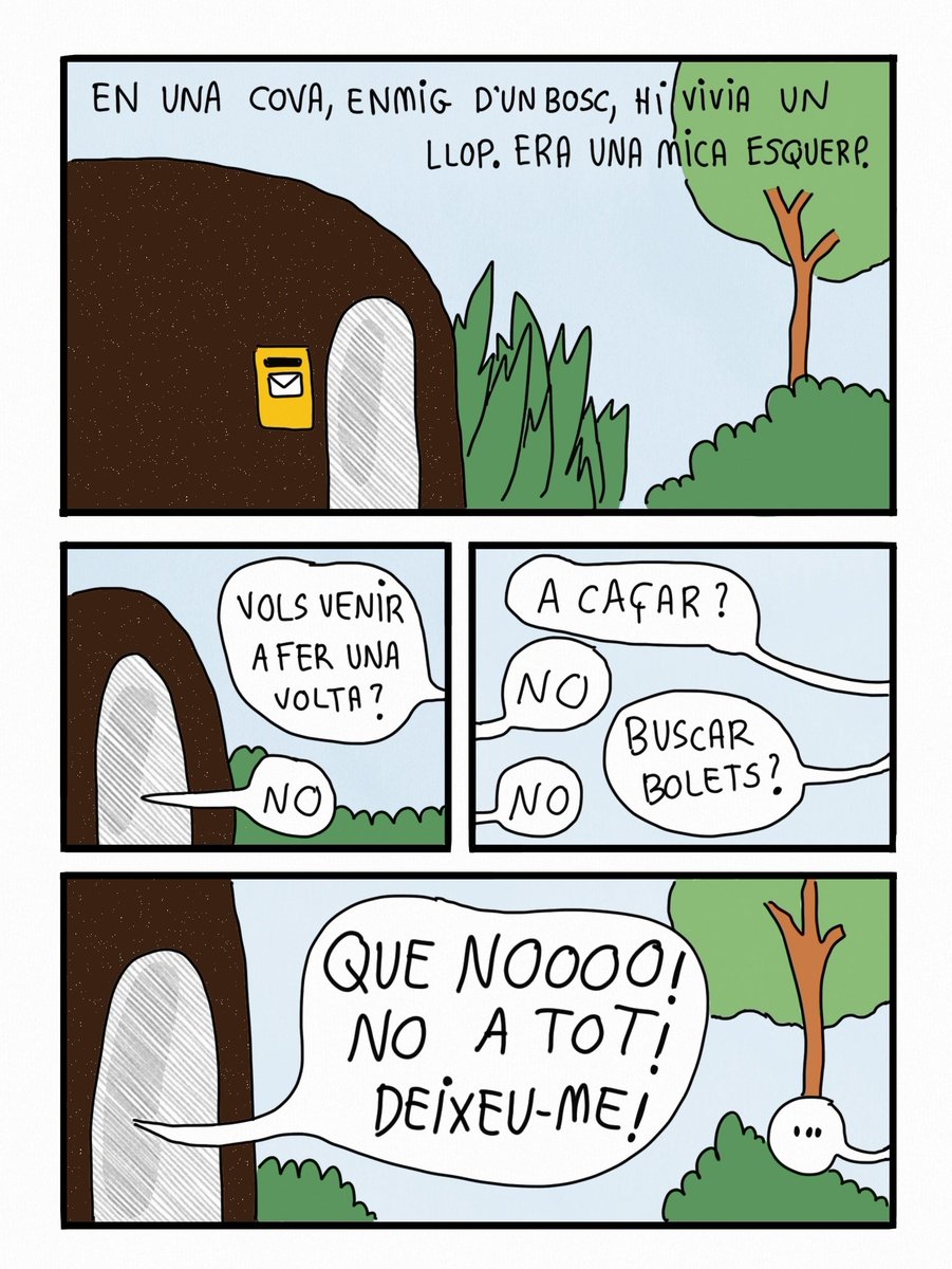 eliramirez82's tweet photo. L'altre dia vaig començar aquest còmic i us proposo un joc per aquest juliol:  "què pot passar a la pàgina següent?" Entre les respostes triaré una i la faré, i després preguntaré que voleu q passi a la següent (i així fins a tenir 10 o 12 pàgines)🤣

📅 1r termini: dimecres https://t.co/FZSisJjp6T