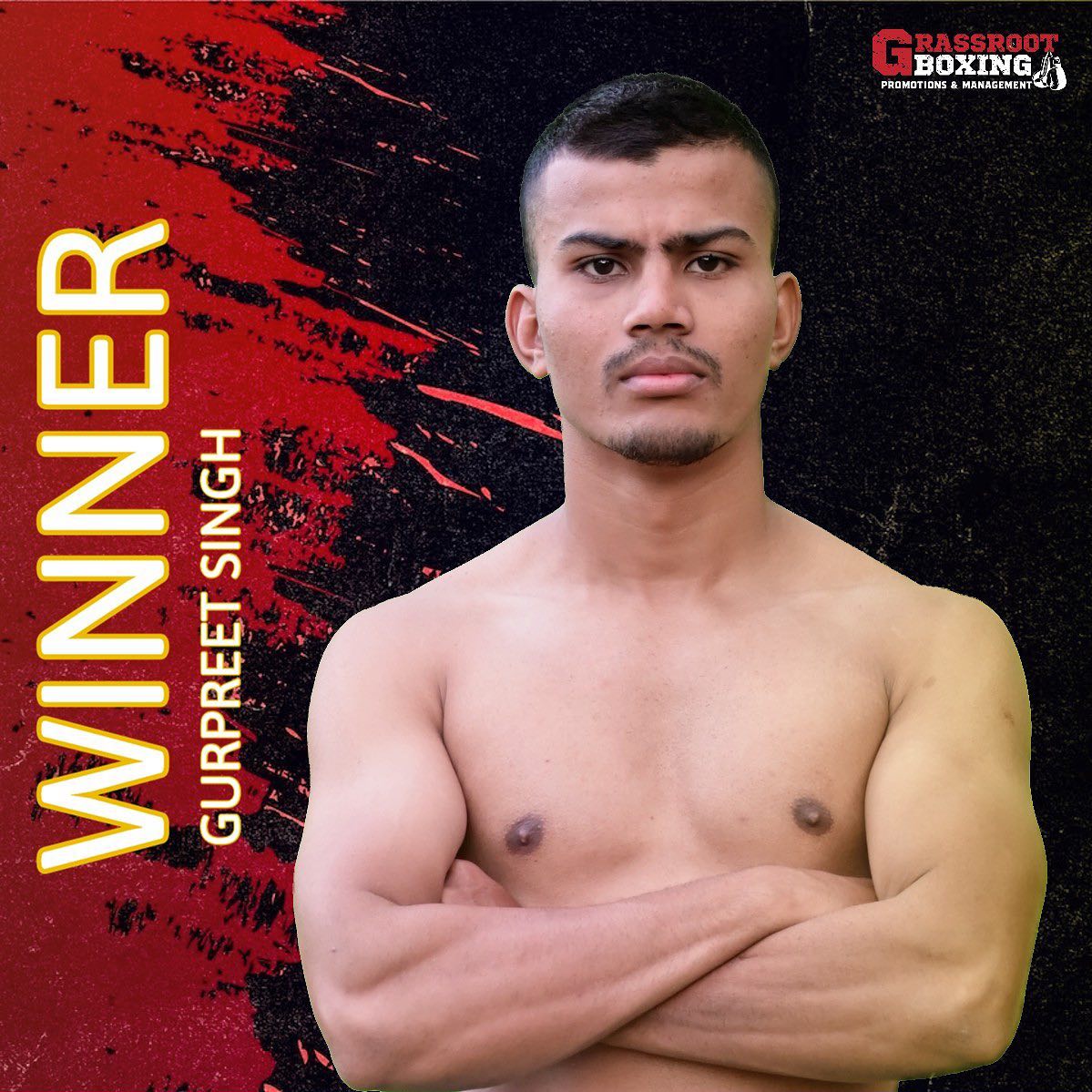 Grassrootboxin1's tweet photo. Meet our champion who emerged triumphant over their opponents at the Pro-boxing event held on June 24th in Dubai, UAE.
@chandnimehra @gurpreetsingh @digarimahesh
.
.
#winner #champion #indianathelete #proud #proboxing #proboxingindia #grassrootboxingpromotions #dubai #uae https://t.co/Hs9MTtnvr2