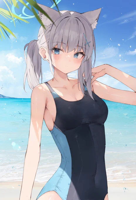 水着シロコ #ブルアカ