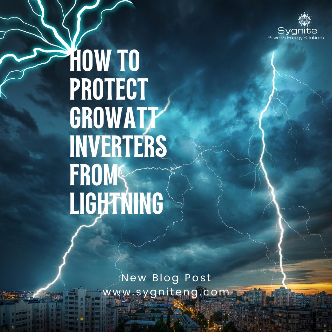 sygniteng's tweet image. Lightning is rampant this season!
New blog post on how to protect your Growatt inverter from lightning is available on our website.

sygniteng.com/how-to-protect…

#sygnite #solar #solarinstaller #lightning