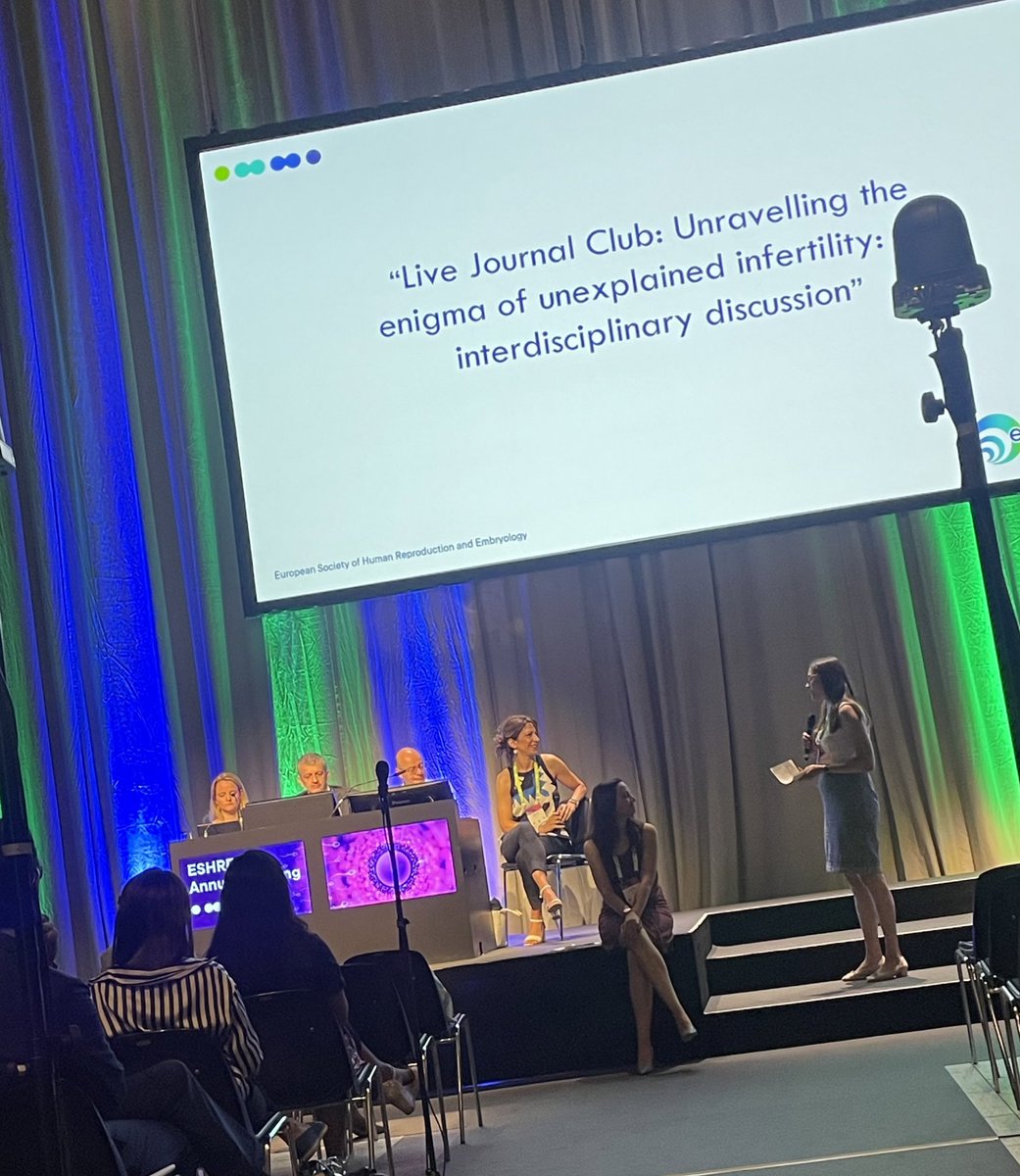 ✨Live #ESHREjc discussion about unexplained infertility is on fire! 🔥🔥
If you are not here yet, runnn. It’s at Hall D5. Don’t you miss it. #ESHRE2023