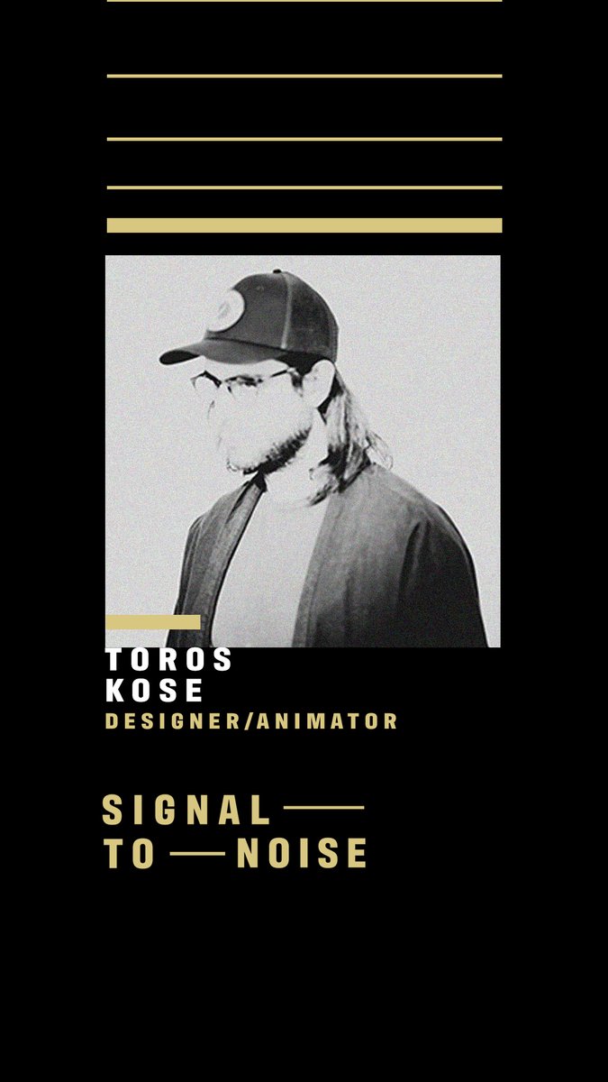 Filipe Carvalho (@filipecarvalho) on Twitter photo Signal to Noise NEW EPISODE - Toros Kose
<a href="/Toronaydo/">Toros Kose</a>
Toros Kose is one of motion design's secret weapons, someone's who's been involved in some of the most celebrated projects in the industry.
The tall swedish dude from from Brooklyn - Toros Kose.
open.spotify.com/episode/76YsBs… Signal to Noise NEW EPISODE - Toros Kose
<a href="/Toronaydo/">Toros Kose</a>
Toros Kose is one of motion design's secret weapons, someone's who's been involved in some of the most celebrated projects in the industry.
The tall swedish dude from from Brooklyn - Toros Kose.
open.spotify.com/episode/76YsBs…