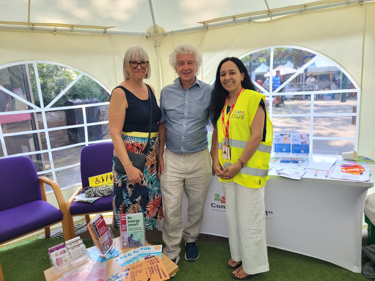 @1stCommunities was happy to welcome Anthony Rowlands, Mayor of St Albans, and his partner, Mayoress Annie Stevenson, to our community safe zone tent.

It was fantastic to catch up with them and hear some of their plans. 

#AlbanStreetFestival

@EnjoyStAlbans