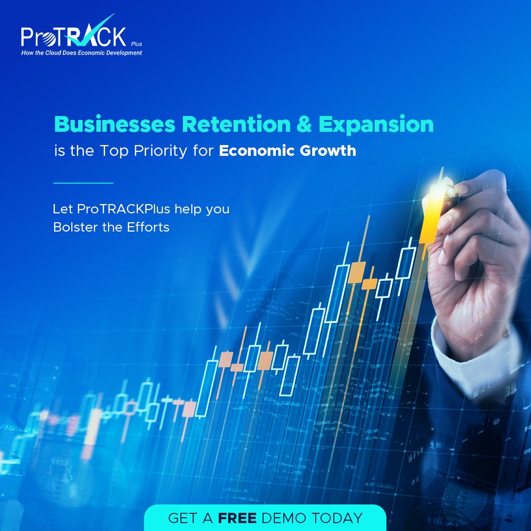 ProTRACKPlus_'s tweet image. #BusinessesRetentionAndExpansion is crucial for driving economic prosperity &amp;amp; fostering growth. With #ProTRACKPlus, you can strengthen your efforts &amp;amp; achieve remarkable results. Our advanced solution empowers #EconomicDevelopment organizations to make data-driven decisions.