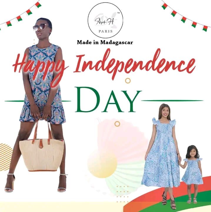 AngleHParis1's tweet photo. 🇲🇬🎉 Happy Independence Day, Madagascar! 🎉

Angele H Paris proudly represents the essence of this beautiful island. 🌴✨

https://t.co/bGzn7nlDWp

#MadeInMadagascar #HappyIndependenceDay 🇲🇬 https://t.co/5iP3RW6y4g