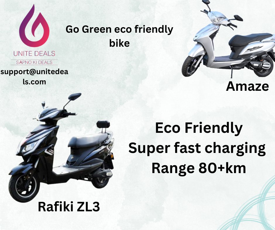 DealsPvt's tweet photo. Bring a new chapter to your journey with UD Electric. Our electric bikes and EVs offer you a top-notch experience that’s sure to turn heads. Get ready to level up your commute today! 
For any query contact the numbers given below:
+91 96093 92545, 7031449310 https://t.co/ZmXkI3MW36