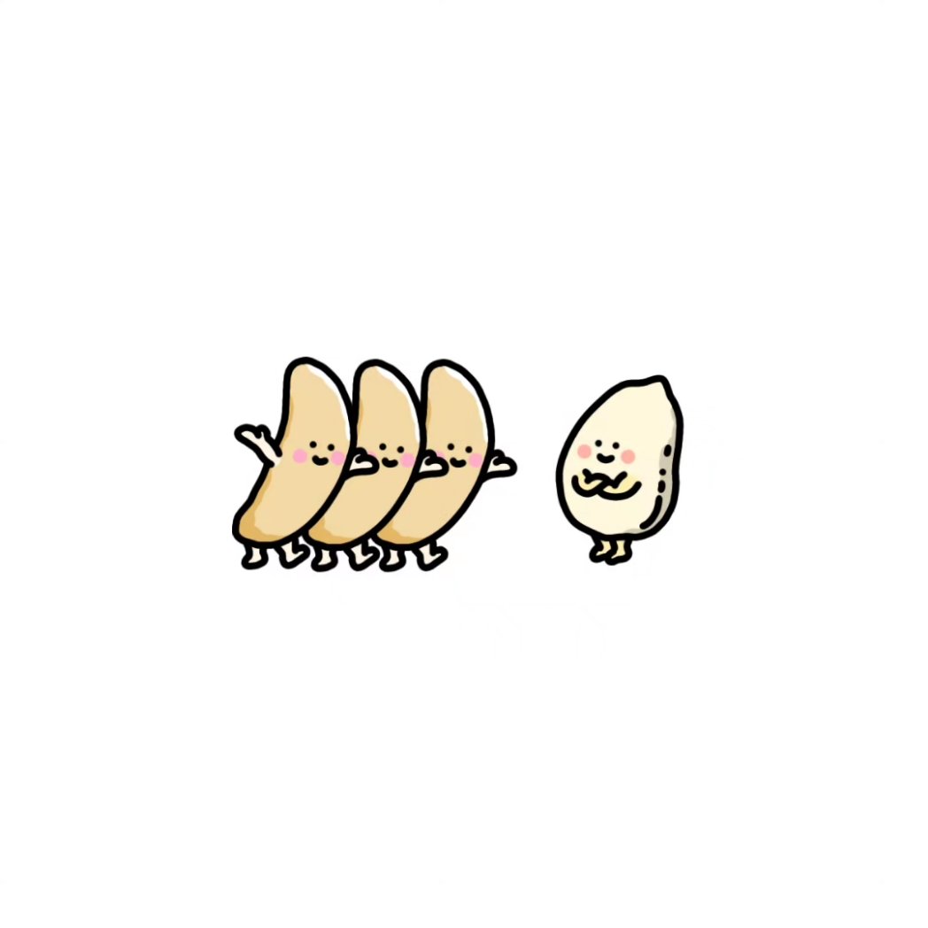 #柿とピーの割合